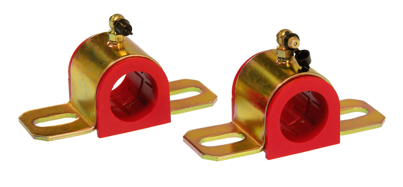 PRO Sway/End Link Bush - Red - Prothane Universal 90 Deg Greasable Sway Bar Bushings - 30MM - Type B Bracket - Red