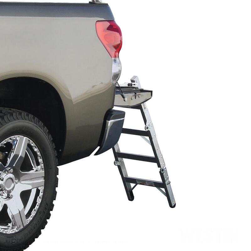 WES Truck-Pal Tailgate Ladder - Westin Truck-Pal Tailgate Ladder - Aluminum