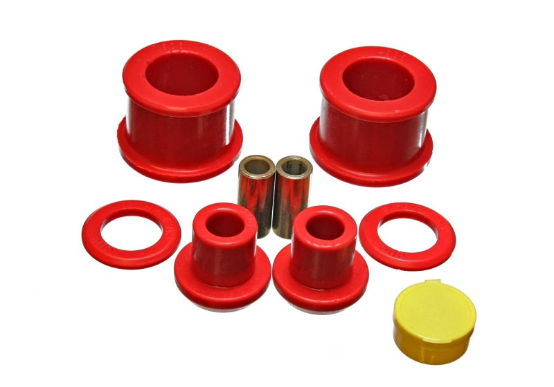 ES Diff Bushings - Red - Energy Suspension 95-98 Nissan 240SX (S14) Red Rear Differential Bushing (for 7/8inch O.D. bar Only)