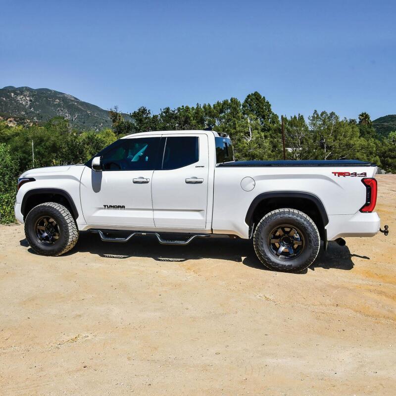 WES Nerf Bars - Outlaw - Westin 2022+ Toyota Tundra Double Cab Outlaw Nerf Step Bars - Textured Black