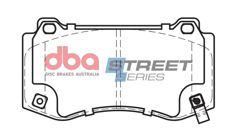 DBA Street Series Brake Pads - DBA 05-23 Chrysler 300 C SRT8 Front Street Series Brake Pads