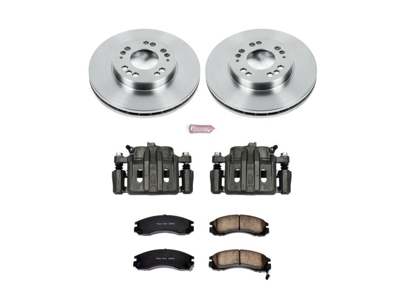 PSB Autospecialty Kit w/Cals - Power Stop 97-04 Mitsubishi Diamante Front Autospecialty Brake Kit w/Calipers
