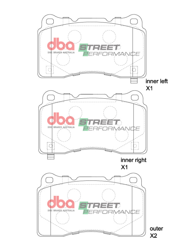 DBA SP Performance Brake Pads - DBA 2022+ Honda Civic Type-R (FL5) SP Performance Front Brake Pads