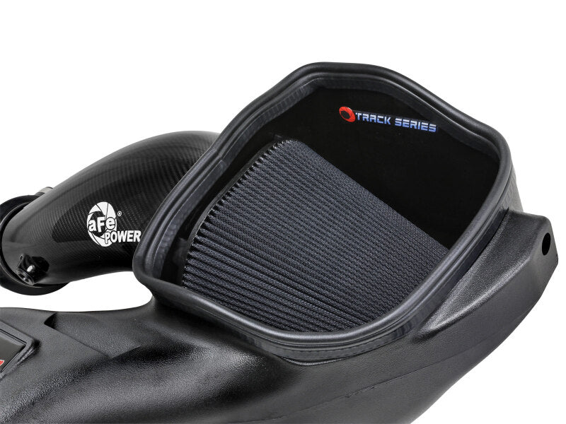 AFE Track Series Intake - aFe 23-24 Ford F150 Raptor R V8 5.2L Supercharged Track Series Air Intake w/ Black PDS Filter