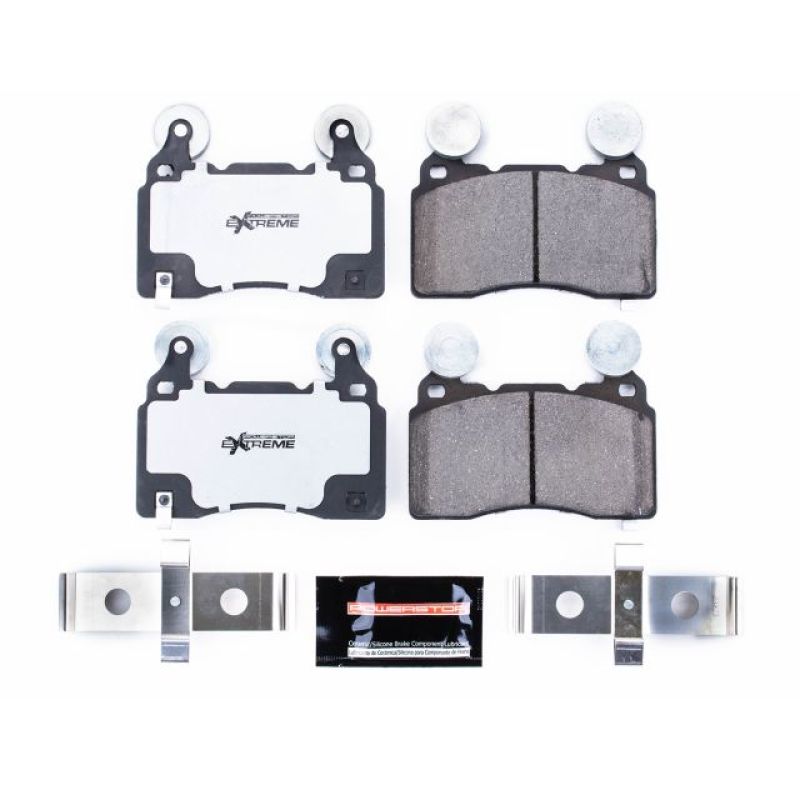 PSB Z26 Extreme Brake Pads - Power Stop 16-18 Cadillac CT6 Front Z26 Extreme Street Brake Pads w/Hardware