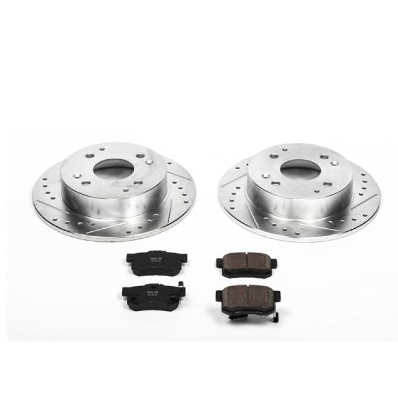 PSB Z23 Evolution Kit - Power Stop 98-99 Acura CL Rear Z23 Evolution Sport Brake Kit