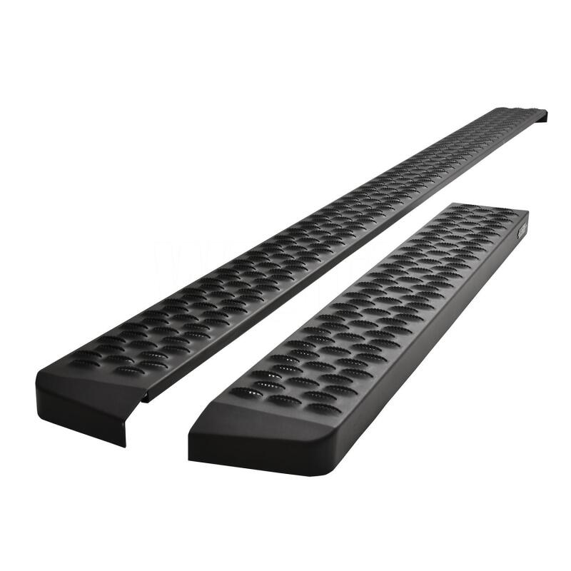 WES Running Boards - Grate - Westin Ford Transit Van 150/250/350 (46in Driver & 97in. Pass) Grate Steps Running Boards - Tex. Blk