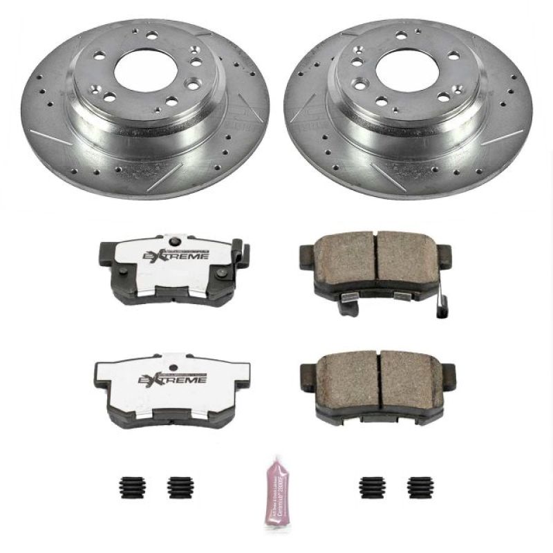 PSB Z26 Street Warrior Kit - Power Stop 96-98 Acura RL Rear Z26 Street Warrior Brake Kit