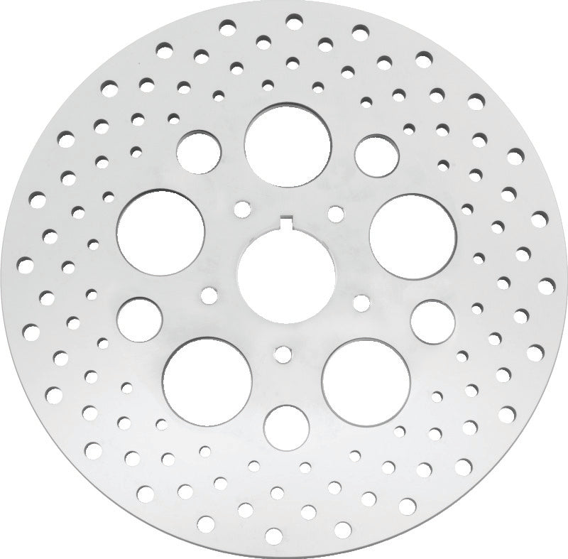 BKC Brake Rotors C - Bikers Choice 84-99 Big Twin & XL 11.5 Inch Front Drilled Stainless Rotor Replaces H-D 44136-84