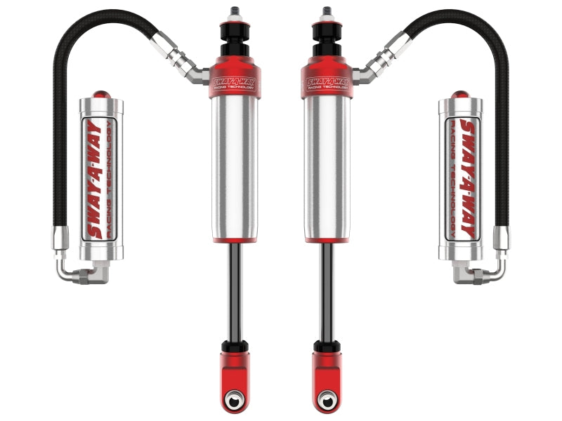 AFE Sway-A-Way Shocks - aFe Sway-A-Way 2.5 Front Shock Kit w/Remote Reservoirs for 0-1.5 IN Lifts Ford F-250/F-350 17-24 4WD