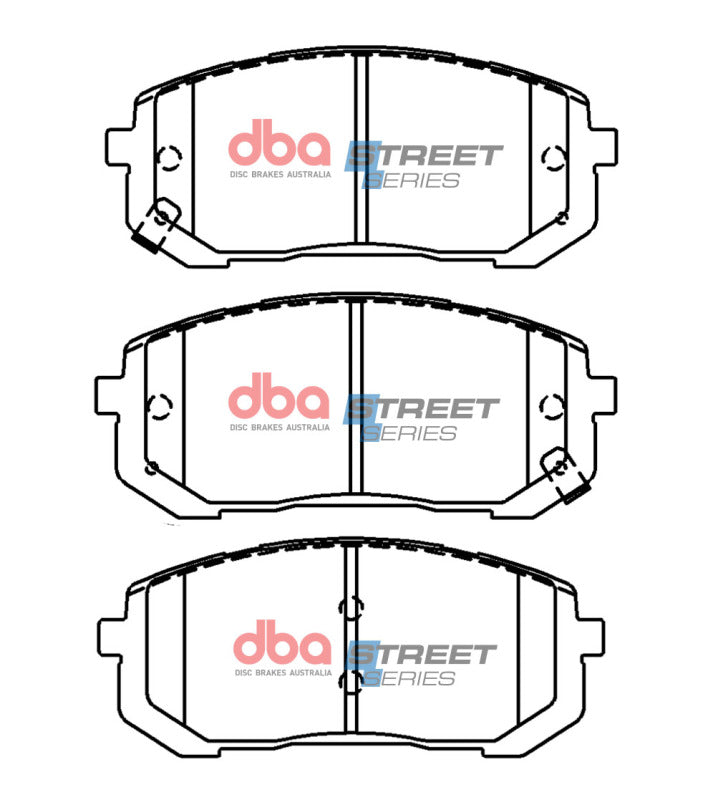 DBA Street Series Brake Pads - DBA 18-20 Hyundai Elantra GT (w/280mm Front Rotor/EPB / Excl Sport) Front Street Series Brake Pads