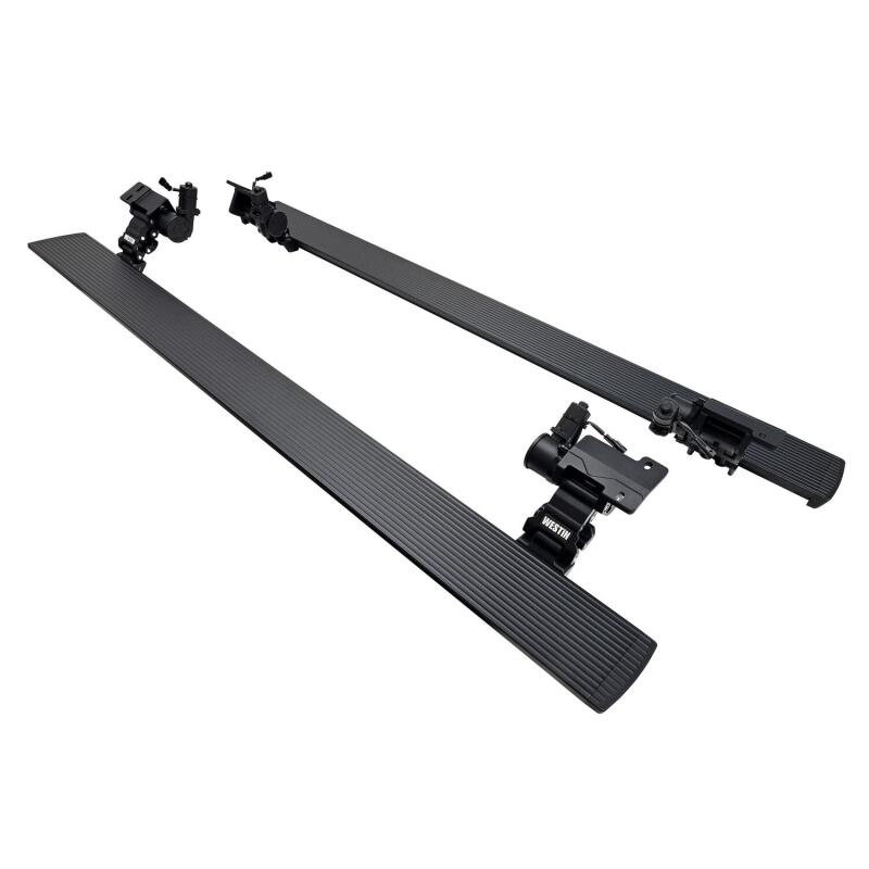 WES Running Boards - Pro-e - Westin 2024 Toyota Tacoma Double Cab Pro-E Electric Running Boards - Textured Black