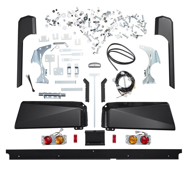 ARB Rear Bars w/o Carriers - ARB Rear Bar 3500Kg Blk 80 With T/Gate