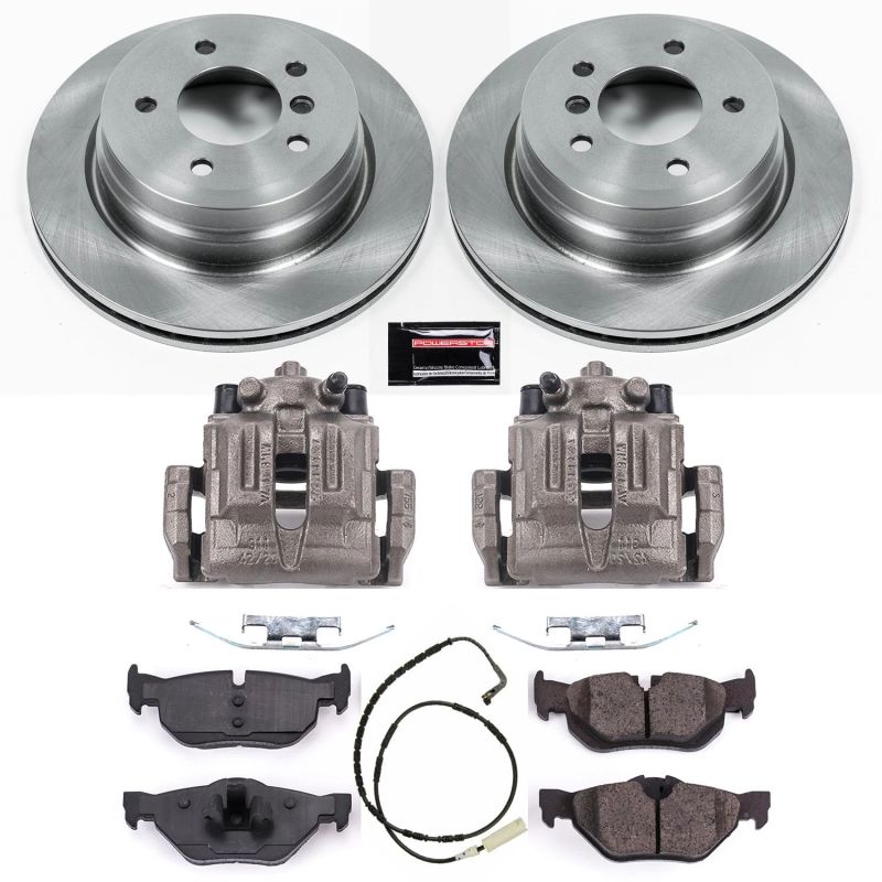 PSB Autospecialty Kit w/Cals - Power Stop 07-10 BMW 328i Rear Autospecialty Brake Kit w/Calipers