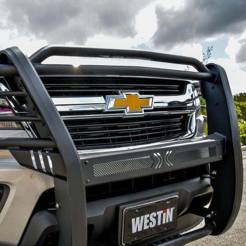 WES Sportsman Grille Guards - Westin 15-20 Chevrolet Colorado Sportsman X Grille Guard - Textured Black