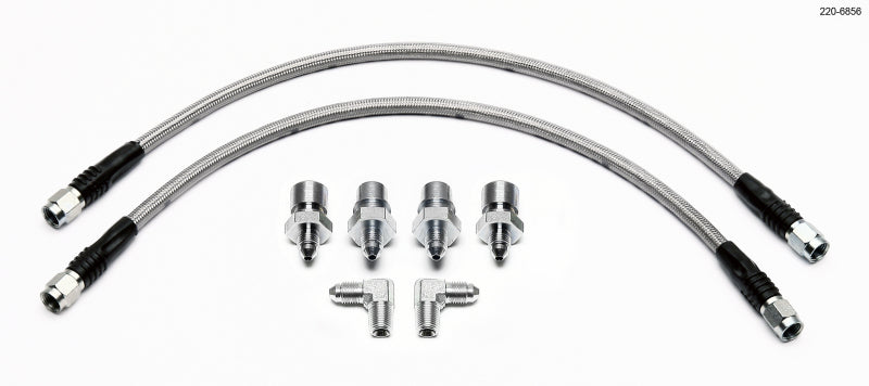 WIL Flexline Brake Hose - Wilwood Flexline Kit 93-02 Camaro w/Forged Dynalite Rear Caliper