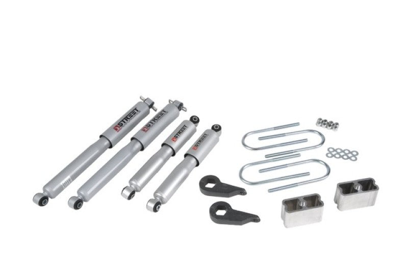 BT Lower Kit w SP Shocks - Belltech LOWERING KIT WITH SP SHOCKS