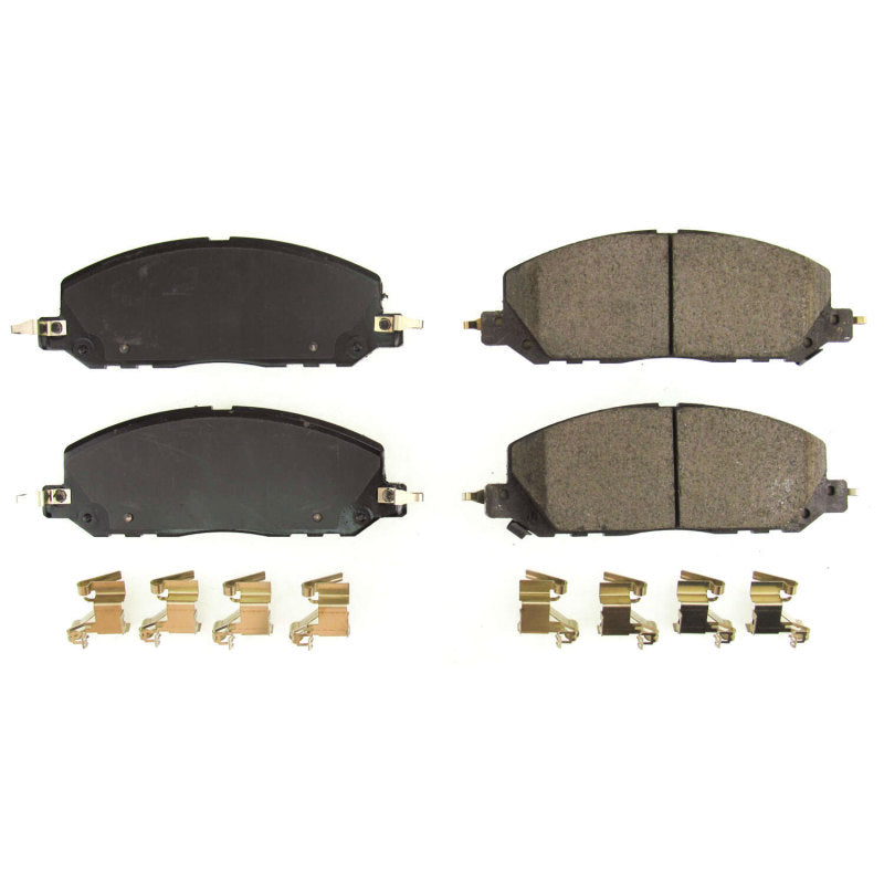 PSB Z17 Evolution Brake Pads - Power Stop 20-21 Ford Explorer Front Z17 Evolution Ceramic Brake Pads w/Hardware