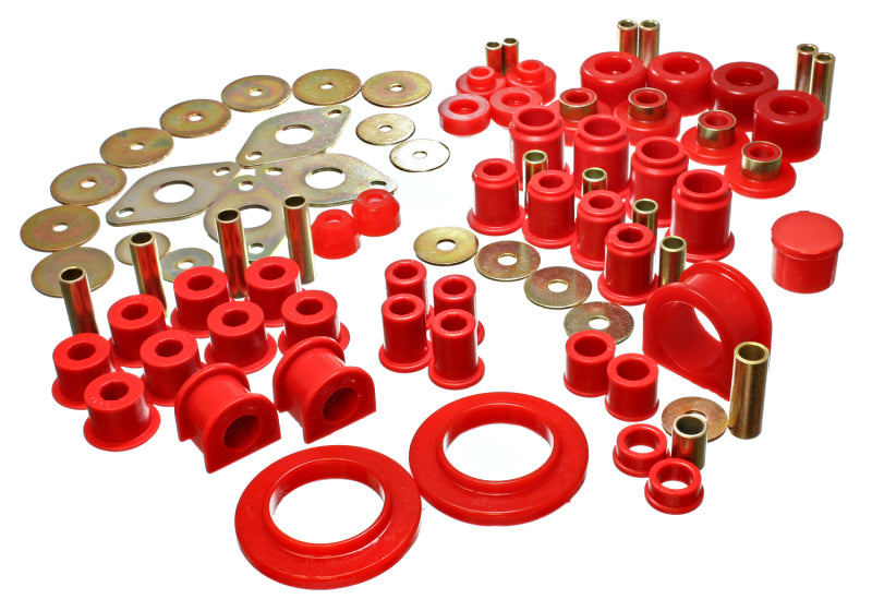 ES Hyper-Flex Sets - Red - Energy Suspension 01-04 Toyota Tacoma Red Hyper-Flex Master Bushing Set