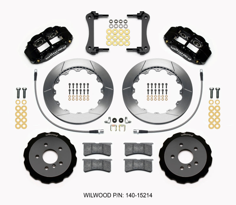 WIL Superlite Brake Kit - Wilwood Narrow Superlite 6R Front Hat Kit 12.88in 2014-2015 Mini Cooper w/Lines