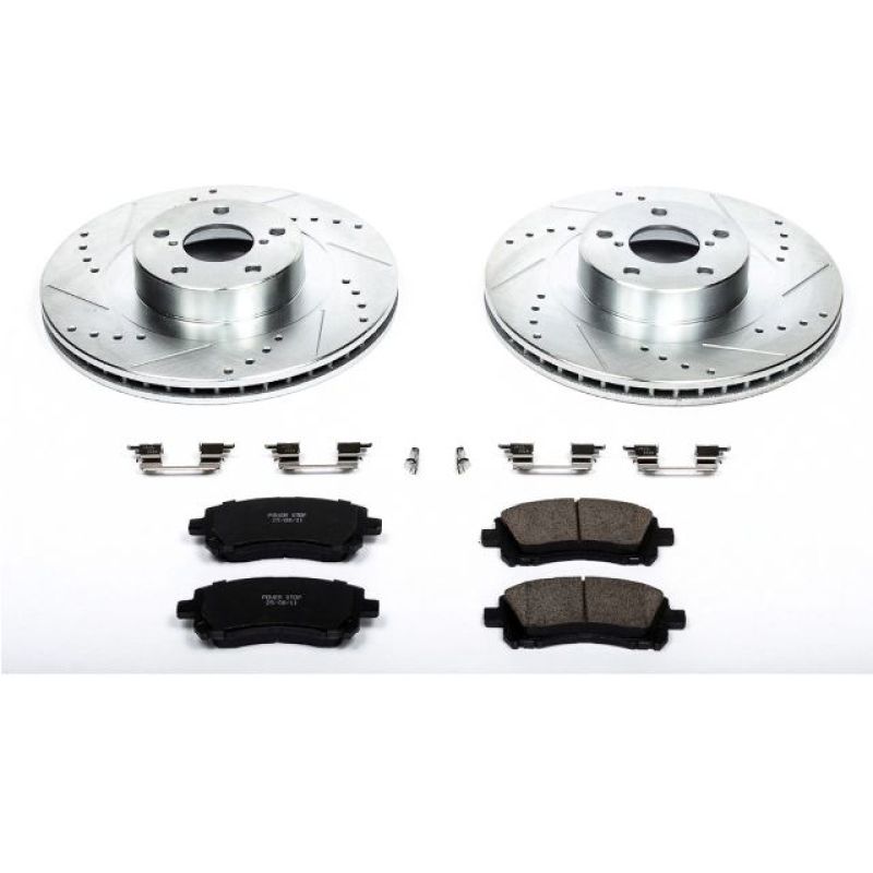 PSB Z23 Evolution Kit - Power Stop 02-03 Subaru Impreza Front Z23 Evolution Sport Brake Kit