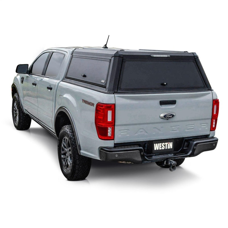 WES EXP Truck Caps - Westin EXP Truck Cap COMPLETE KIT A + BS (19-23 Ford Ranger CC 5ft. Bed) - Black