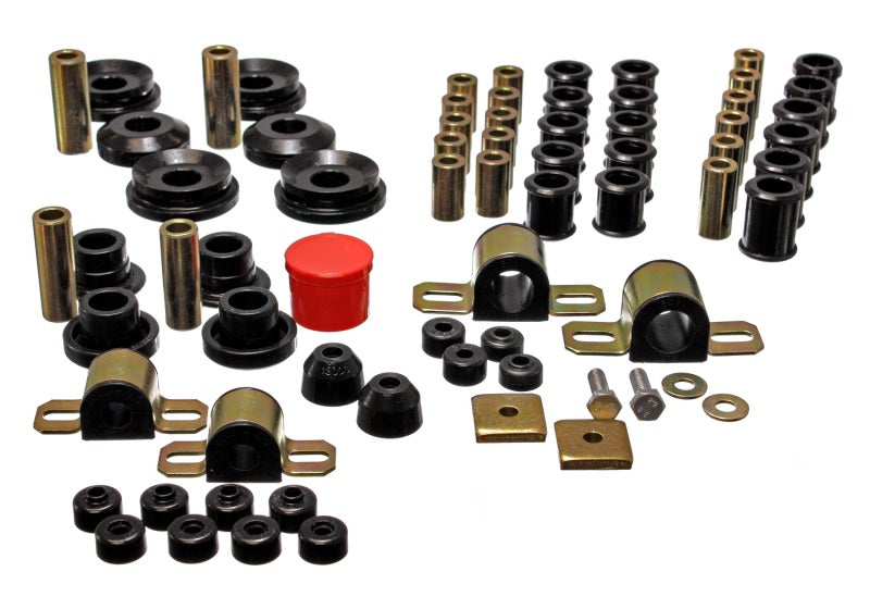 ES Hyper-Flex Sets - Black - Energy Suspension 95-98 Nissan 240SX (S14) Black Hyper-Flex Master Bushing Set