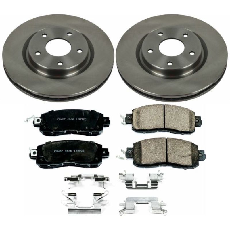 PSB Autospecialty Kit - Power Stop 14-17 Nissan Leaf Front Autospecialty Brake Kit