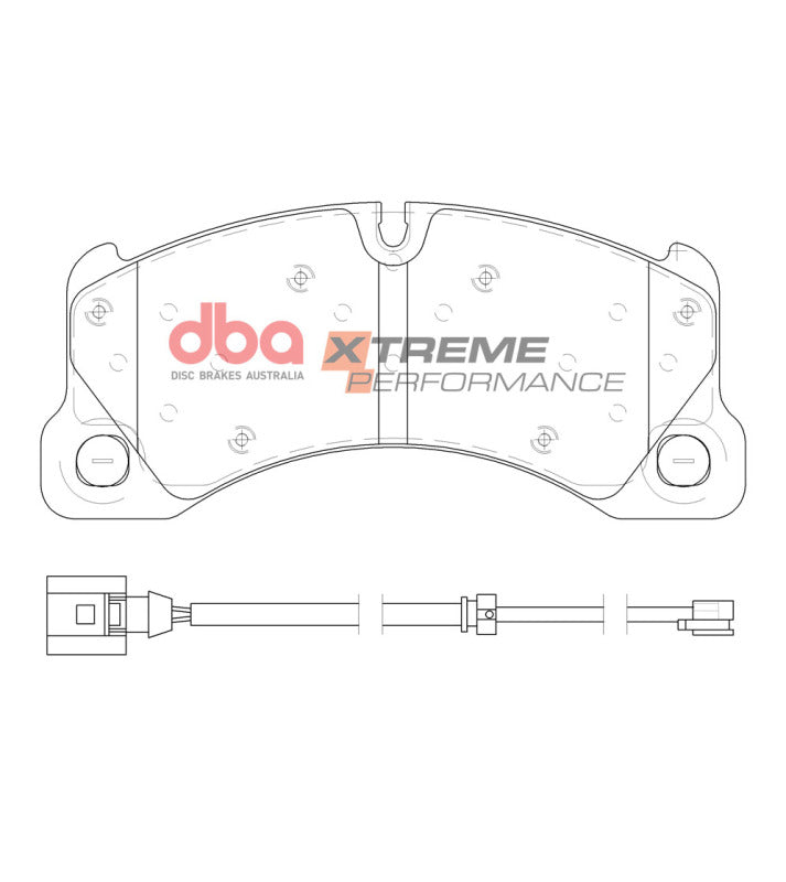 DBA XP Performance Brake Pads - DBA 08-20 Porsche Cayenne (w/368mm Front Rotor) Front XP Performance Brake Pads