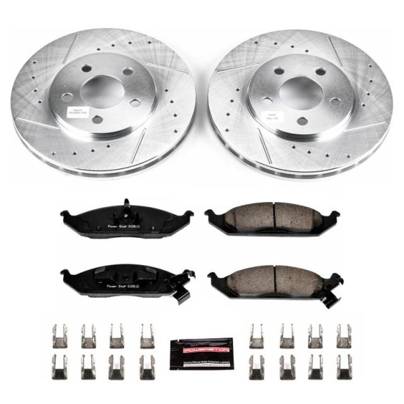 PSB Z23 Evolution Kit - Power Stop 95-00 Chrysler Cirrus Front Z23 Evolution Sport Brake Kit
