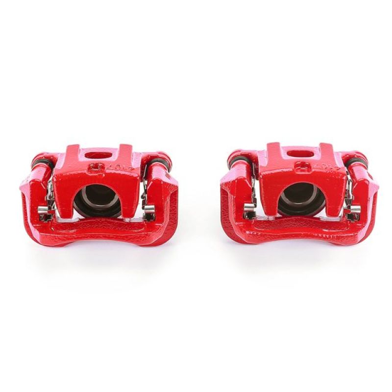PSB Red Calipers - Power Stop 04-06 Lexus RX330 Rear Red Calipers w/Brackets - Pair