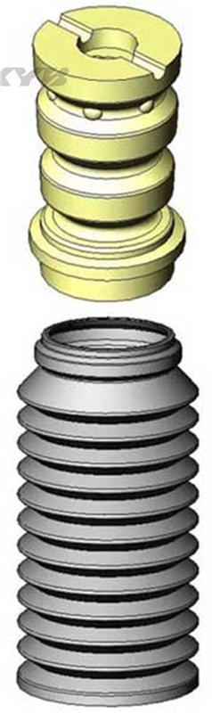 KYB Strut Boots - KYB Shocks & Struts Strut Boots Rear AUDI A4 1995-06