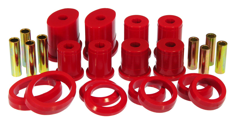 PRO Control Arm Bushings - Red - Prothane 99-04 Ford Mustang Rear Lower Oval Control Arm Bushings - Red