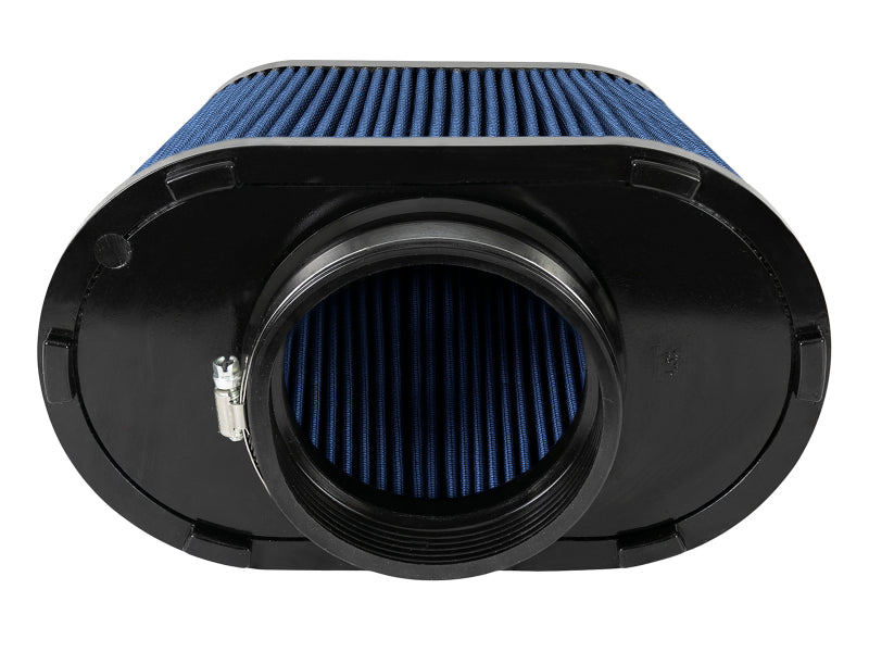 AFE P5R Drop In Air Filter - aFe MagnumFLOW Intake Replacement Air Filter w/Pro 5R Media 5in F / 11x6.5in B / 8.5x4in T / 7.5in H