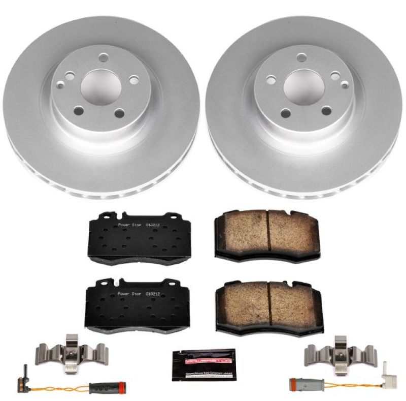PSB Z23 Evolution Coated Kit - Power Stop 2006 Mercedes-Benz CLS500 Front Z23 Evolution Sport Coated Brake Kit