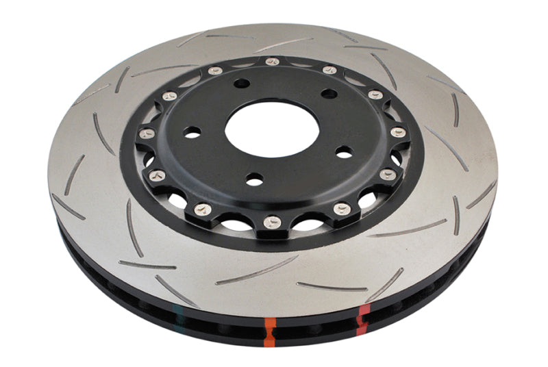 DBA 5000 Series Slotted Rotors - DBA 05-12 Corvette C6 w/Z51 pkg Front Slotted 5000 Series 2 Piece Rotor Assembled w/ Black Hat