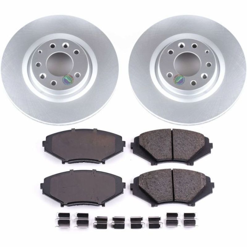 PSB Z17 Evolution Coated Kit - Power Stop 04-11 Mazda RX-8 Front Z17 Evolution Geomet Coated Brake Kit