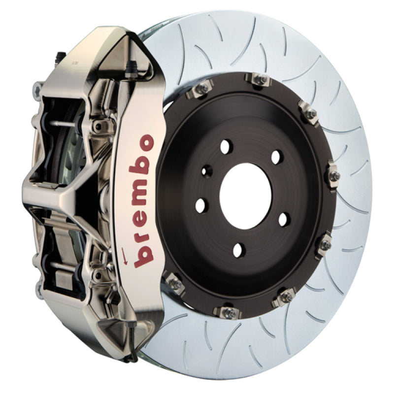 BRB Big Brake Kits - Brembo 10-16 535i Front GTR BBK 6 Piston Billet 405x34 2pc Rotor Slotted Type3-Nickel