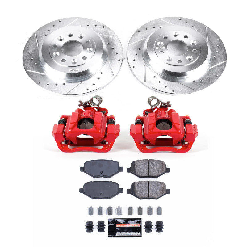 PSB Z23 Evolution Kit w/Cals - Power Stop 10-19 Lincoln MKT Rear Z23 Evolution Kit w/Calipers