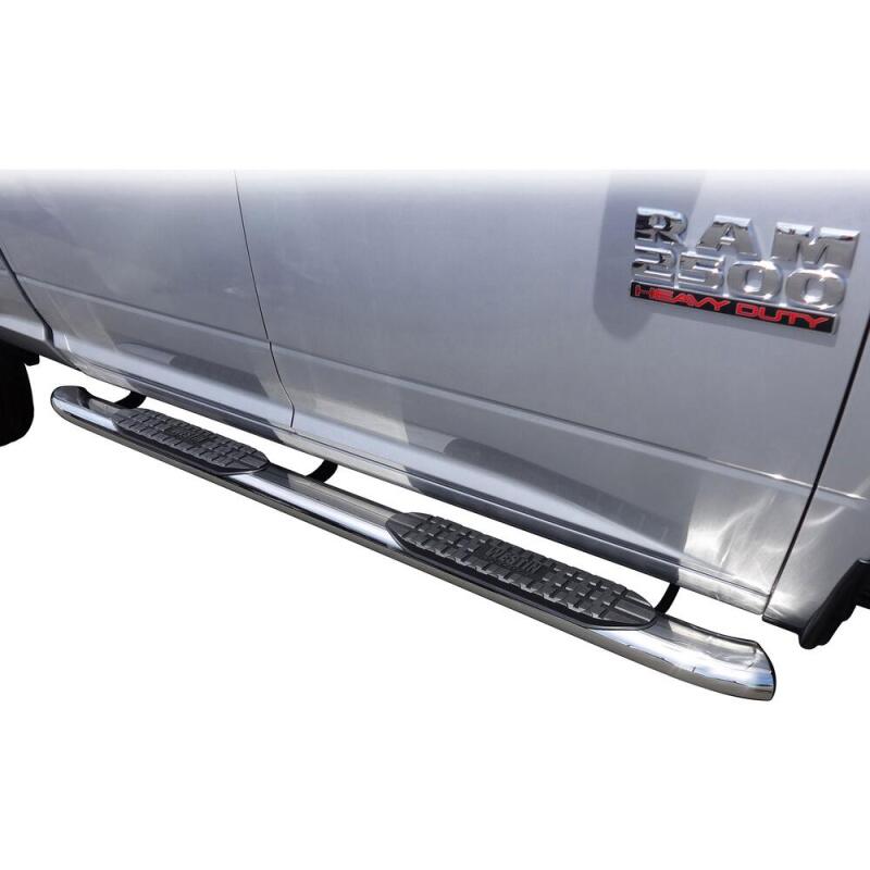 WES Nerf Bars - PRO TRAXX 5 - Westin 2009-2018 Dodge/Ram 1500/2500/3500 Crew Cab PRO TRAXX 5 Oval Nerf Step Bars - SS