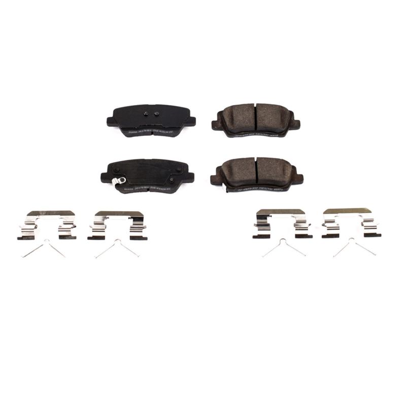 PSB Z17 Evolution Brake Pads - Power Stop 2016 Cadillac ATS Rear Z17 Evolution Ceramic Brake Pads w/Hardware