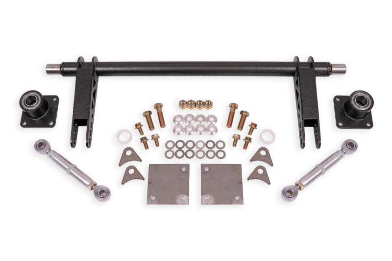 BMR Sway Bar Kits - BMR 79-04 Ford Mustang 1.375in Rear Weld-on Anti-roll Bar Kit Hollow - Black Hammertone
