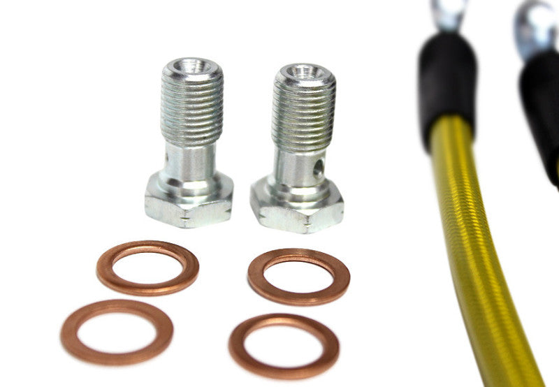 ISR Brake Lines - ISR Performance Stainless Steel Front Brake Lines - Nissan 240sx (S13/S14)