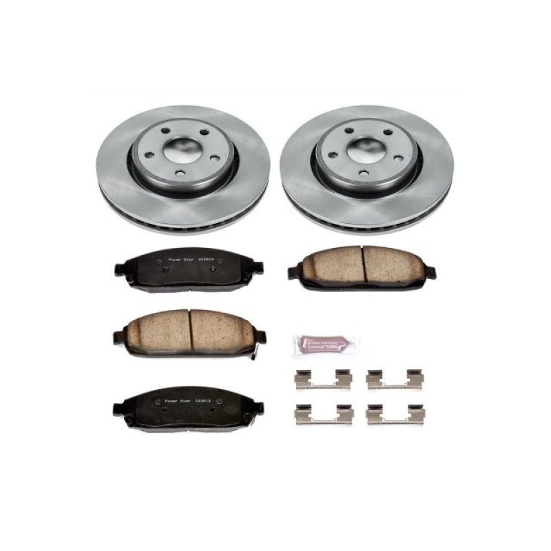 PSB Autospecialty Kit - Power Stop 06-10 Jeep Commander Front Autospecialty Brake Kit