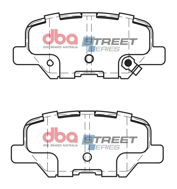 DBA Street Series Brake Pads - DBA 14-18 Mazda 6 Street Series Rear Brake Pads