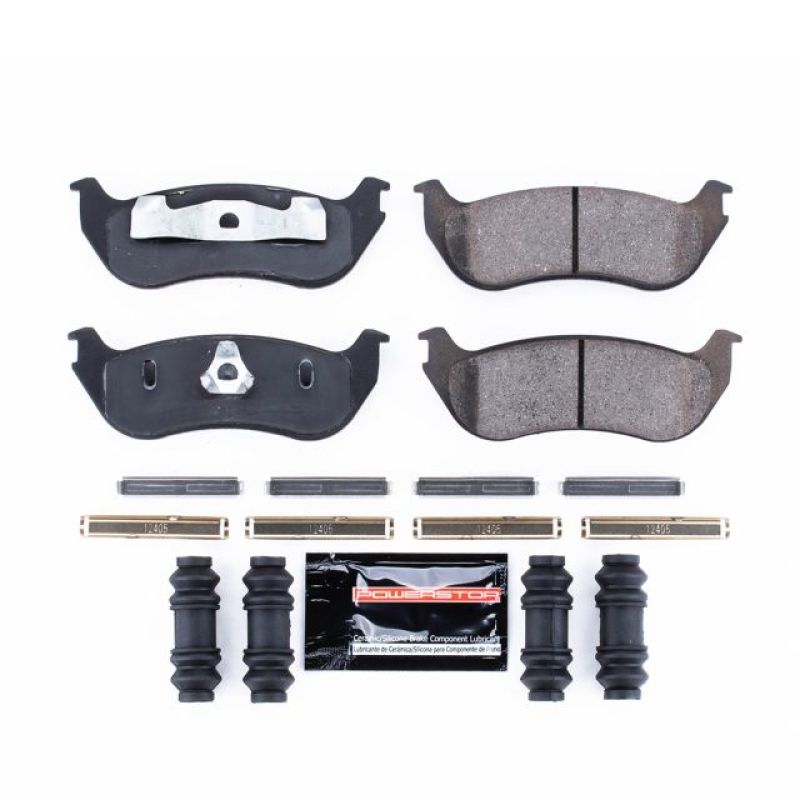 PSB Z23 Evolution Brake Pads - Power Stop 96-02 Ford Crown Victoria Rear Z23 Evolution Sport Brake Pads w/Hardware