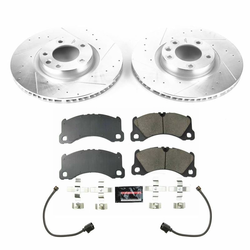 PSB Z23 Evolution Kit - Power Stop 13-18 Porsche Cayenne Front Z23 Evolution Sport Brake Kit