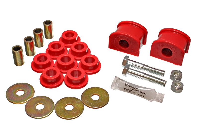 ES Sway Bar Bushings - Red - Energy Suspension 95-97 Ford Explorer/Bronco 2WD/4WD 19mm Red Rear Sway Bar Bushing Set