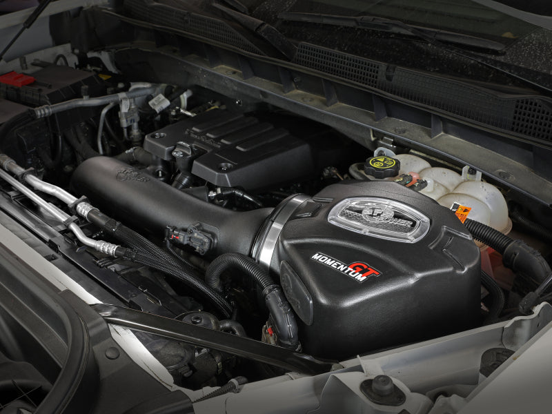 AFE Momentum GT Cold Air Intakes - aFe Momentum GT Pro DRY S Cold Air Intake System 19-20 GM Silverado/Sierra 1500 2.7L 4 CYL