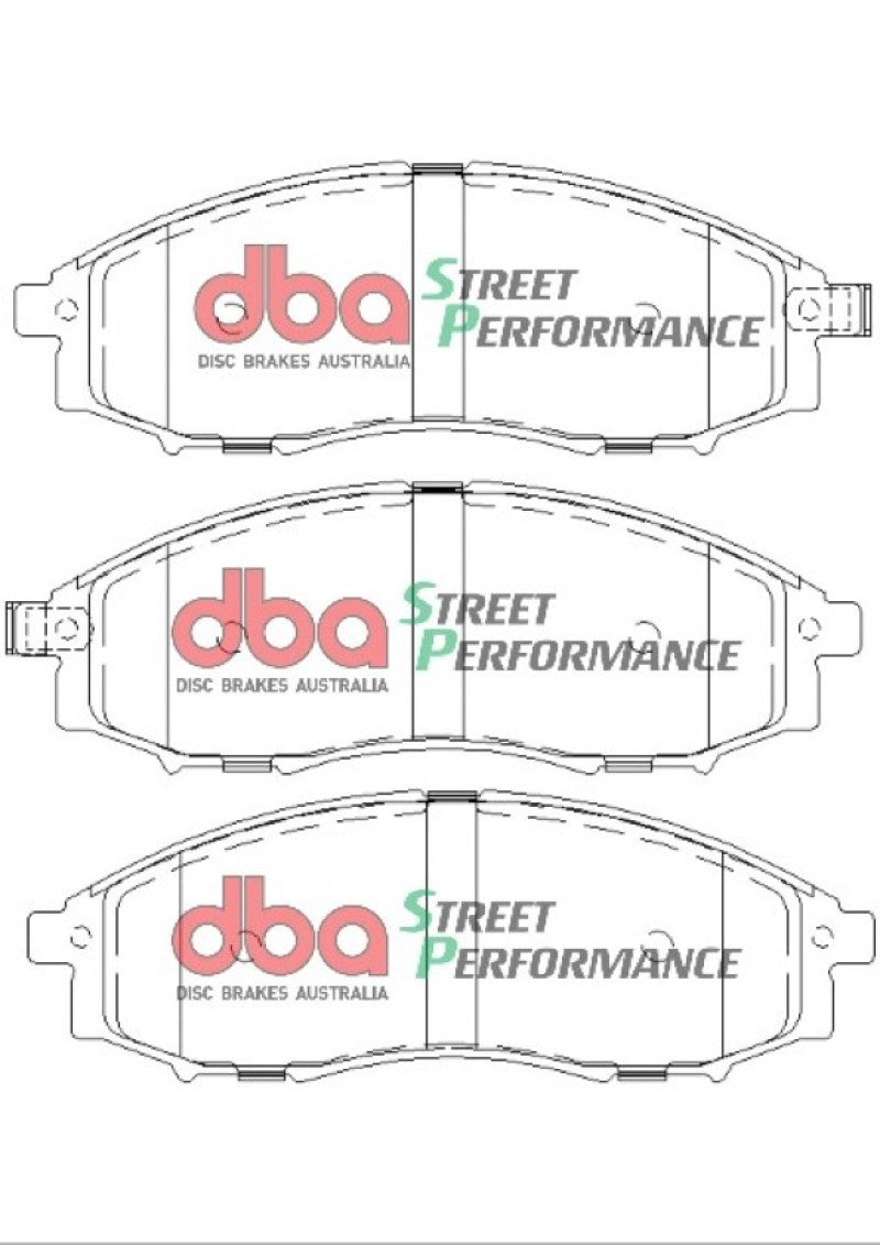 DBA SP500 Brake Pads - DBA 00-04 Nissan Xterra SP500 Front Brake Pads
